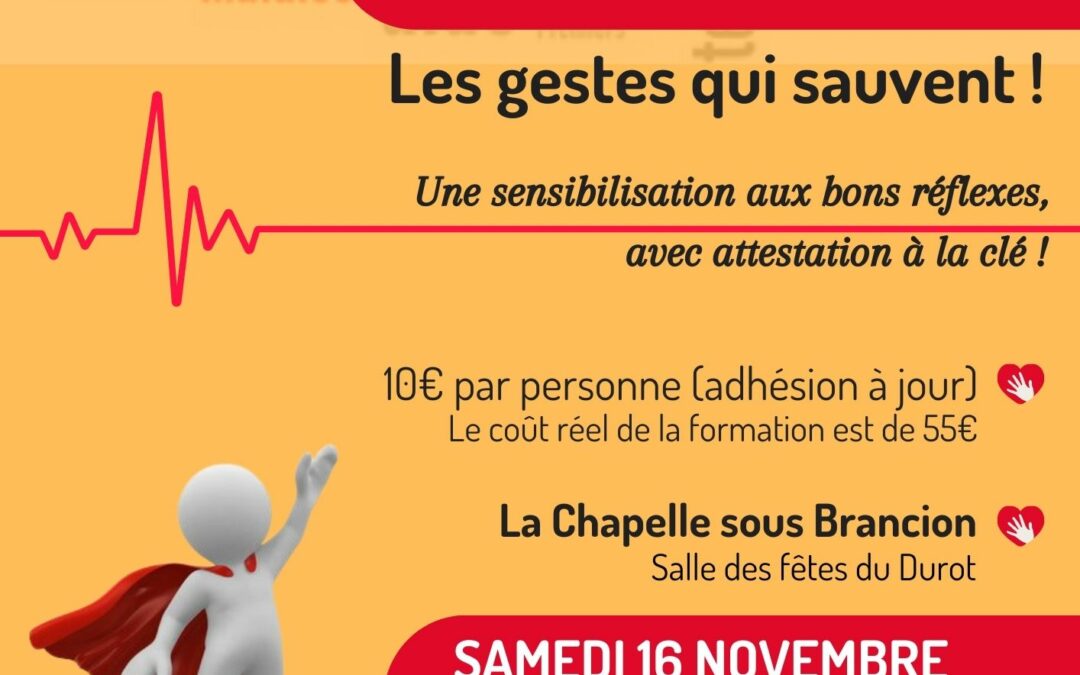 Formation PSC1 – Premiers Secours