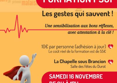 Formation PSC1 – Premiers Secours